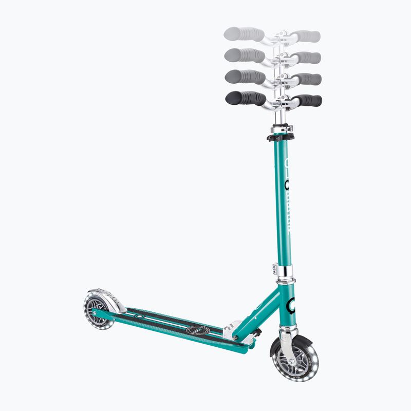 Hulajnoga miejska dziecięca Globber Flow Element Lights jade 10