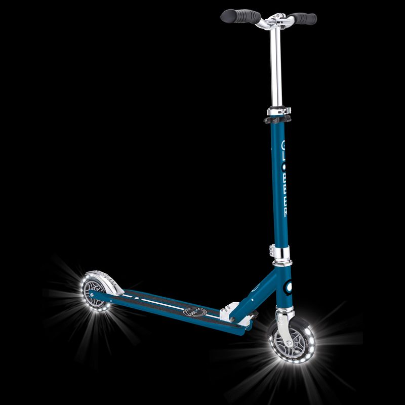 Hulajnoga miejska dziecięca Globber Flow Element Lights petrol blue 11