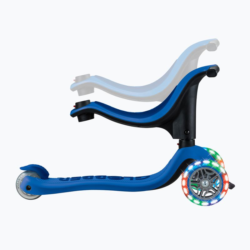 Hulajnoga trójkołowa dziecięca Globber Go.Up Sporty Lights navy blue 7