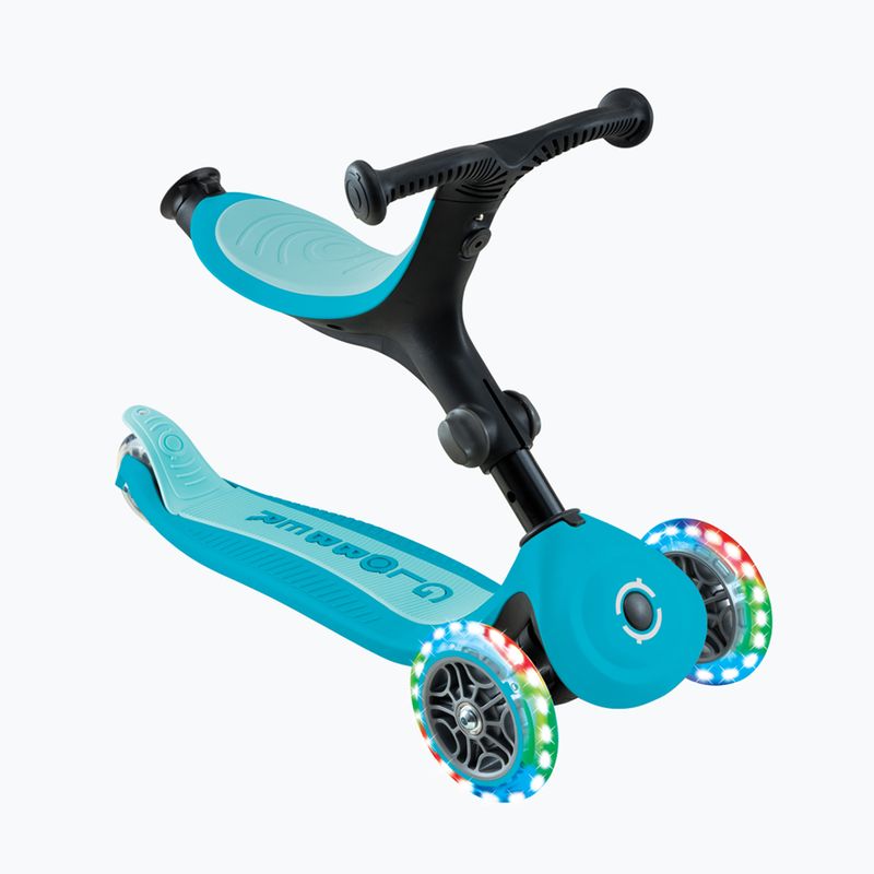 Hulajnoga trójkołowa dziecięca Globber Go.Up Active Lights 360 aqua 4