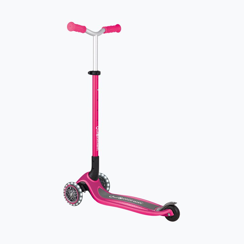 Hulajnoga trójkołowa dziecięca Globber Master Lights fuchsia 3