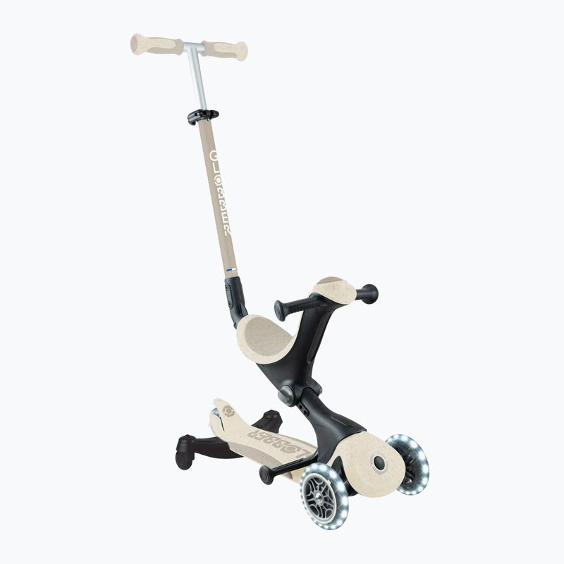 Hulajnoga trójkołowa dziecięca Globber Go.Up Deluxe Lights Ecologic 360 coconut 2