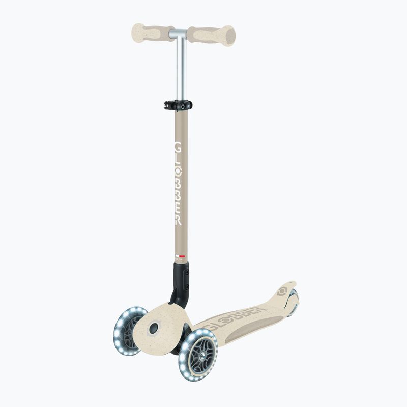 Hulajnoga trójkołowa dziecięca Globber Go.Up Deluxe Lights Ecologic 360 coconut 9