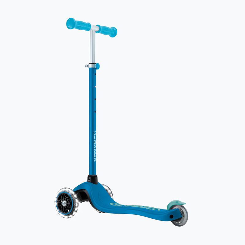 Hulajnoga trójkołowa dziecięca Globber Primo Plus Glow Lights petrol blue 4