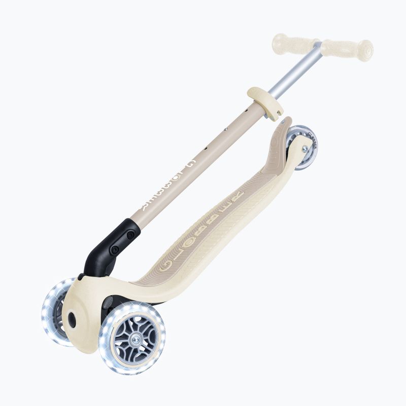 Hulajnoga trójkołowa dziecięca Globber Junior Primo Foldable Lights Eco coconut 8
