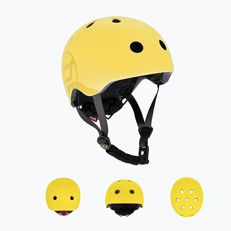 Kask dziecięcy Scoot & Ride S-M lemon 2