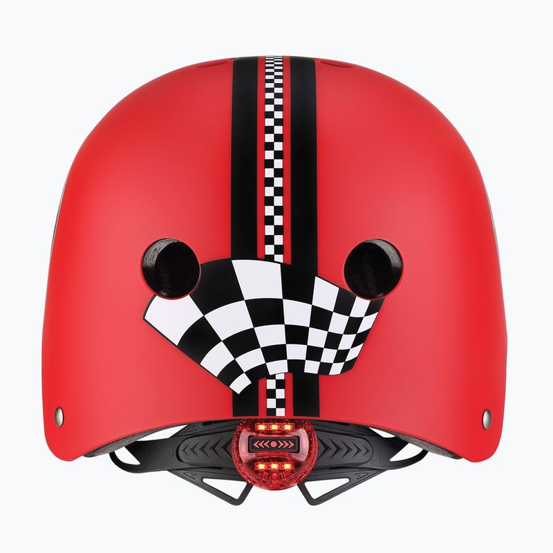 Kask dziecięcy Globber Elite Lights new red racing 4