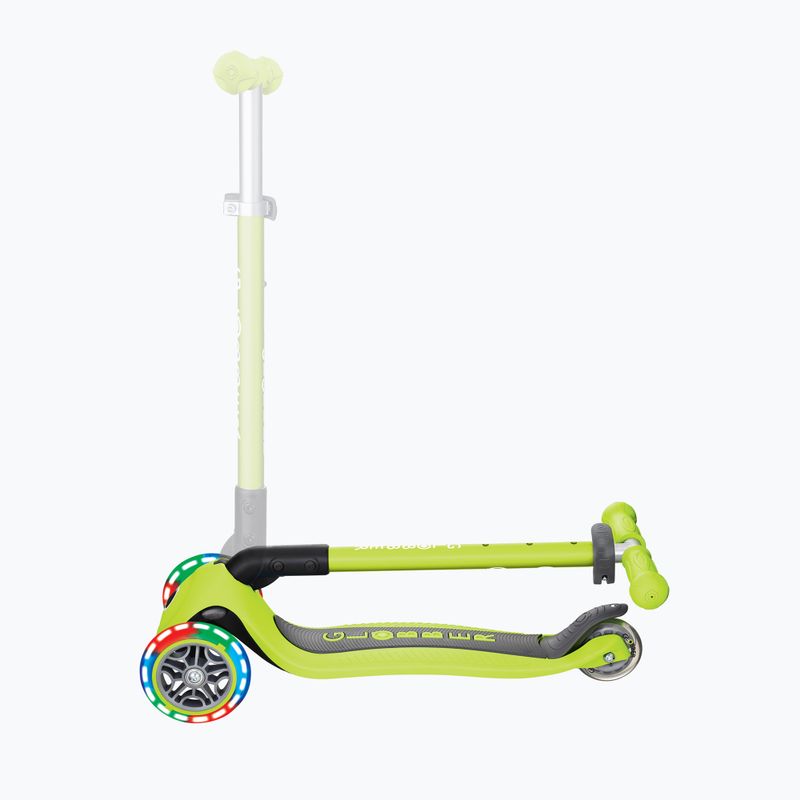 Hulajnoga trójkołowa dziecięca Globber Primo Foldable Lights lime green 7