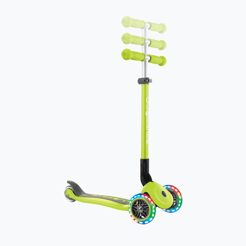 Hulajnoga trójkołowa dziecięca Globber Primo Foldable Lights lime green 8