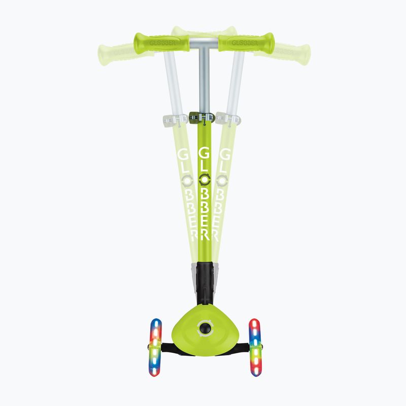 Hulajnoga trójkołowa dziecięca Globber Primo Foldable Lights lime green 9