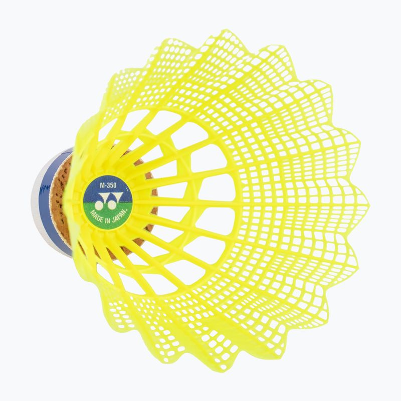 Lotki do badmintona YONEX Mavis 350 Y 6 szt. yellow 6