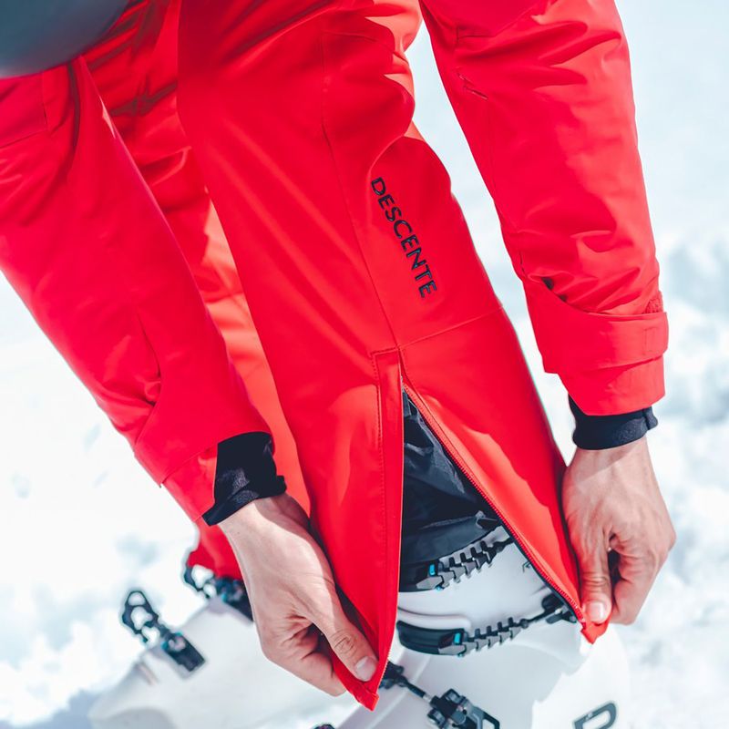 Spodnie narciarskie męskie Descente Swiss electric red 12