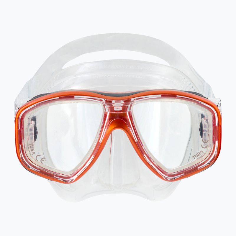 Maska do nurkowania TUSA Ceos white/orange 2