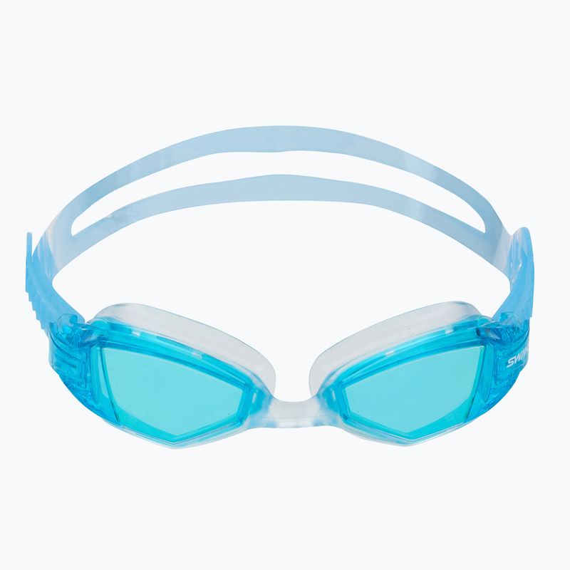 Okulary do pływania SWANS Seven OWS-1MIT sky blue/ green mirror 2