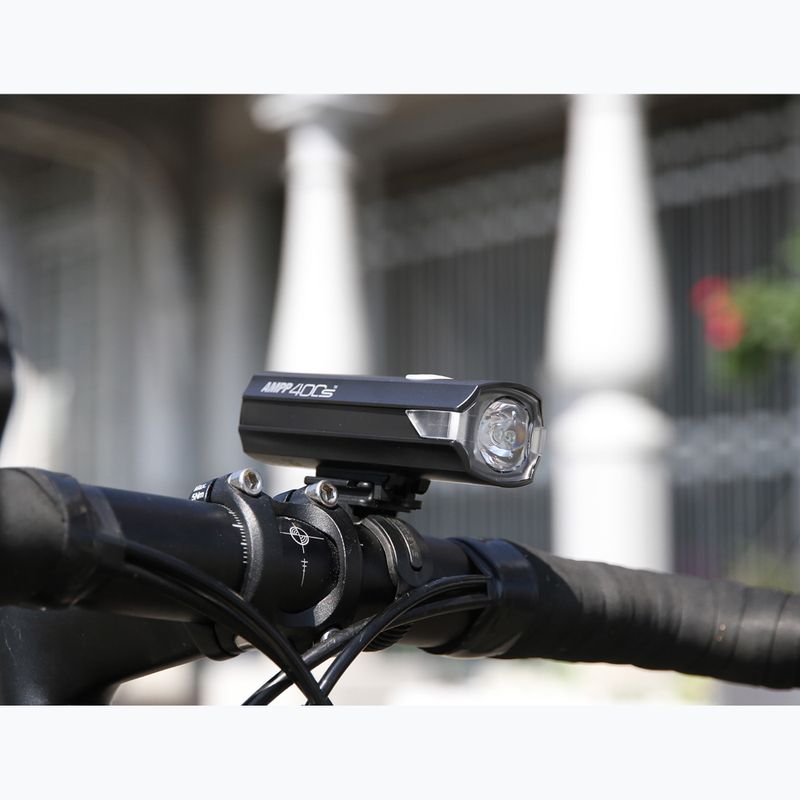 Lampka rowerowa przednia Cateye AMPP 400S HL-EL084SRC black 2
