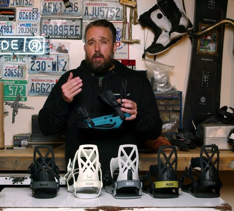 Wiązania snowboardowe męskie RIDE A-4 white 6