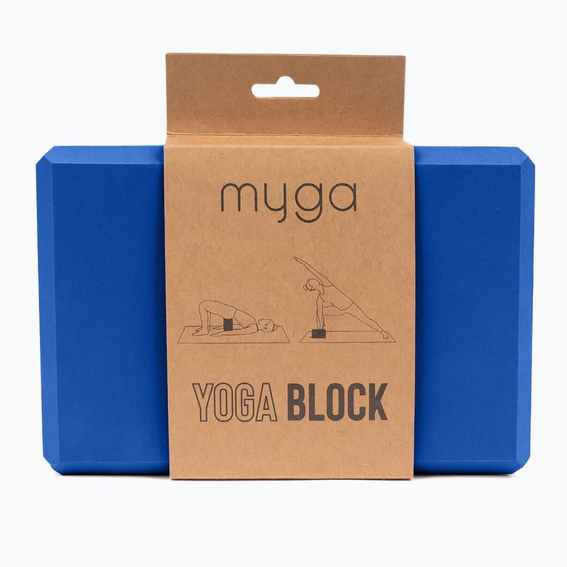 Kostka do jogi Myga Foam Block do jogi navy 2