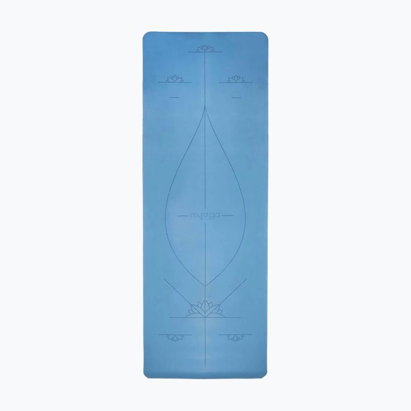 Mata do jogi Myga Alignment XL 6 mm niebieski