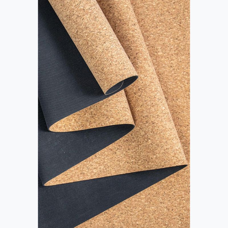 Mata do jogi Myga Cork/Rubber 2 mm brązowy 2