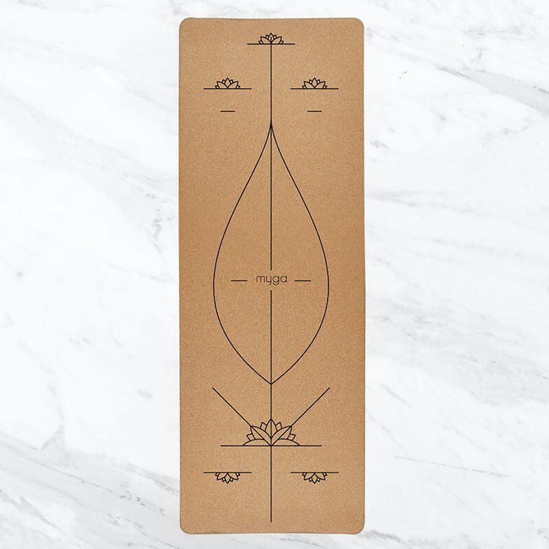 Mata do jogi Myga Alignment XL 6 mm brązowy 8