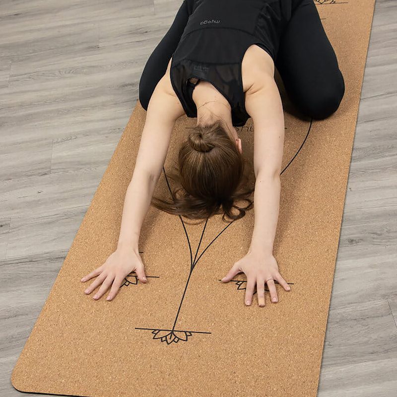 Mata do jogi Myga Alignment XL 6 mm brązowy 11