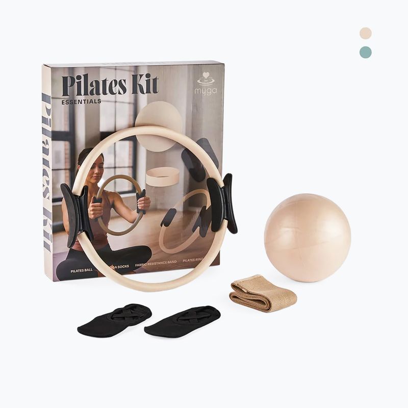 Zestaw do pilatesu Myga Pilates Kit Essentials beige