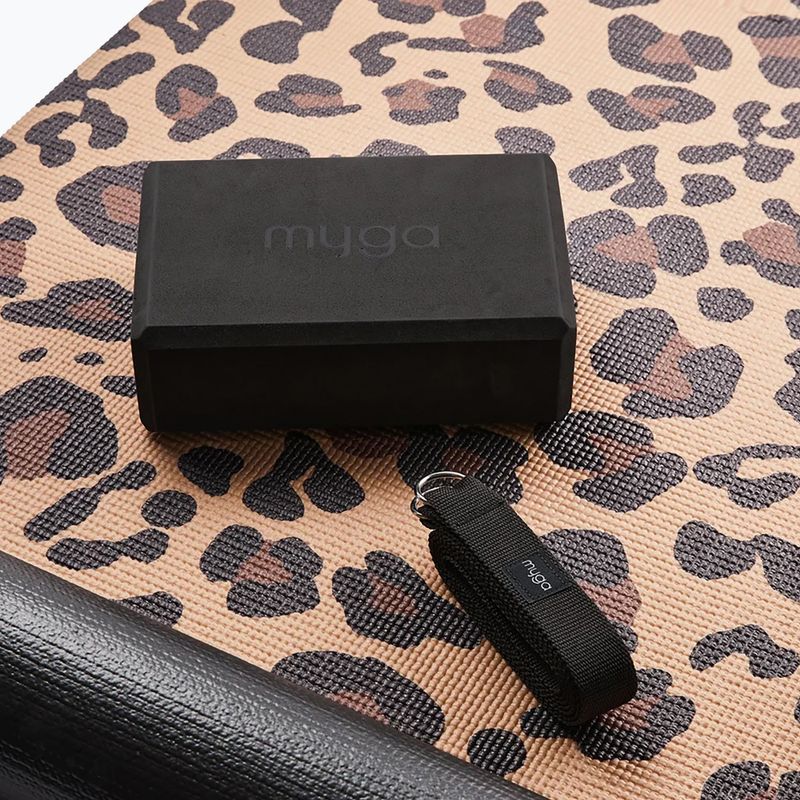 Zestaw do jogi Myga Leopard Yoga Set brown 4