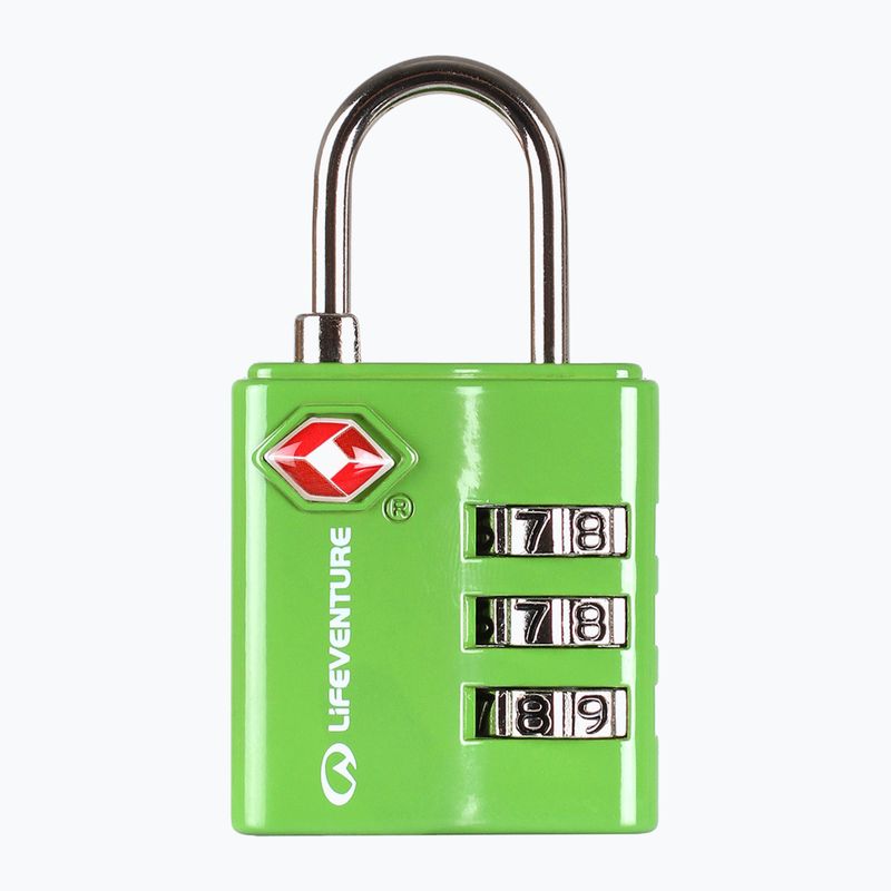 Kłódka Lifeventure TSA Combi Lock green