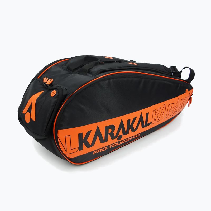 Torba do squasha Karakal Pro Tour Comp 2.2 9R orange 2