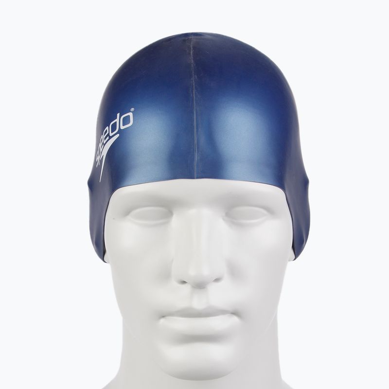 Czepek pływacki Speedo Plain Flat Silicone navy 3