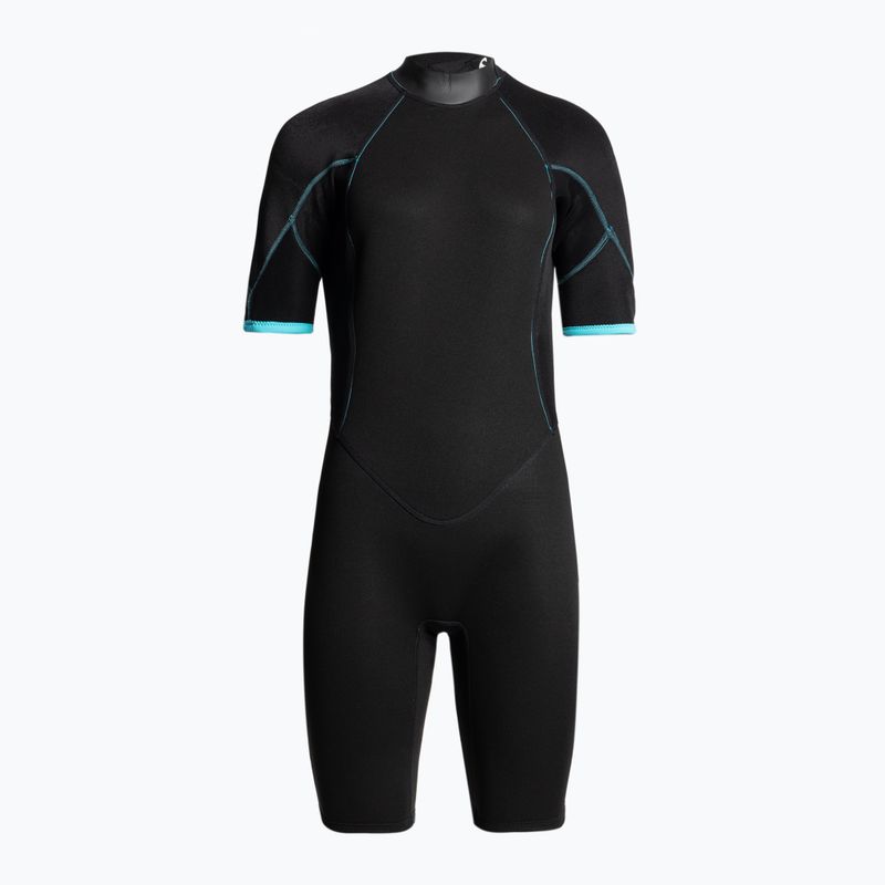 Pianka do pływania damska O'Neill Reactor-2 2 mm Back Zip Spring black/light aqua 4