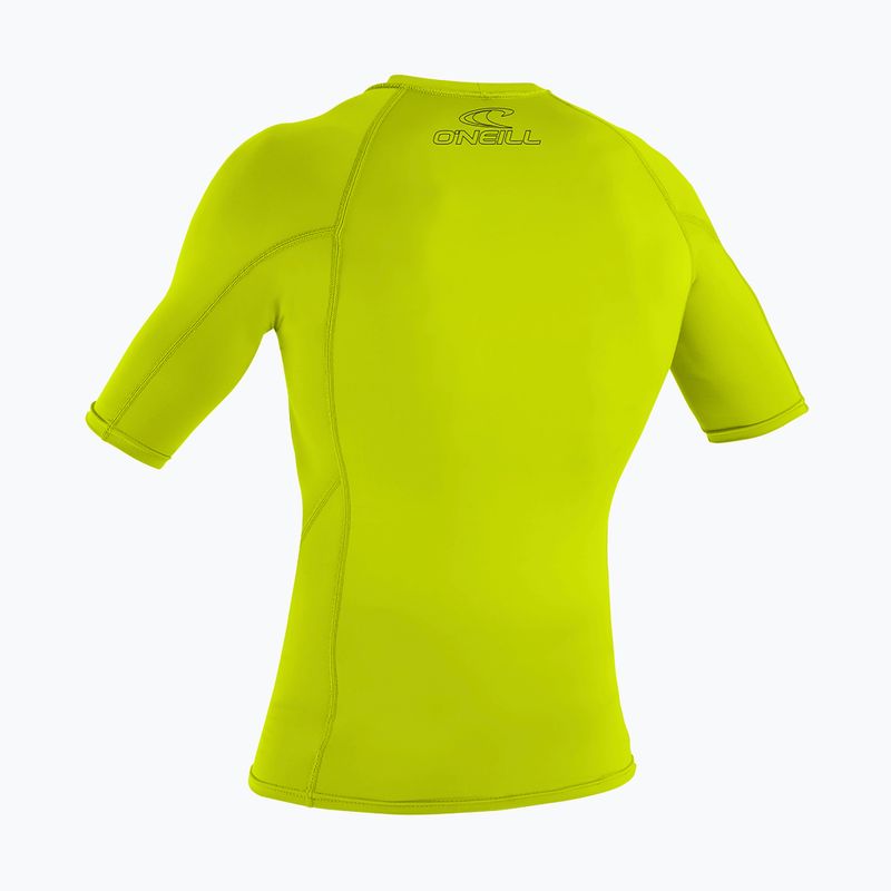 Koszulka do pływania dziecięca O'Neill Youth Basic Skins Rash Guard lime 2
