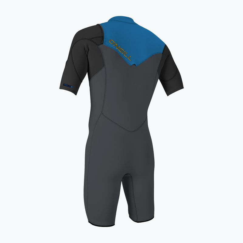 Pianka do pływania męska O'Neill Hammer 2mm Chest Zip SS Spring graphite/black/ocean 2
