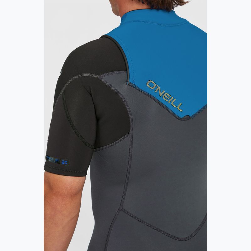 Pianka do pływania męska O'Neill Hammer 2mm Chest Zip SS Spring graphite/black/ocean 7