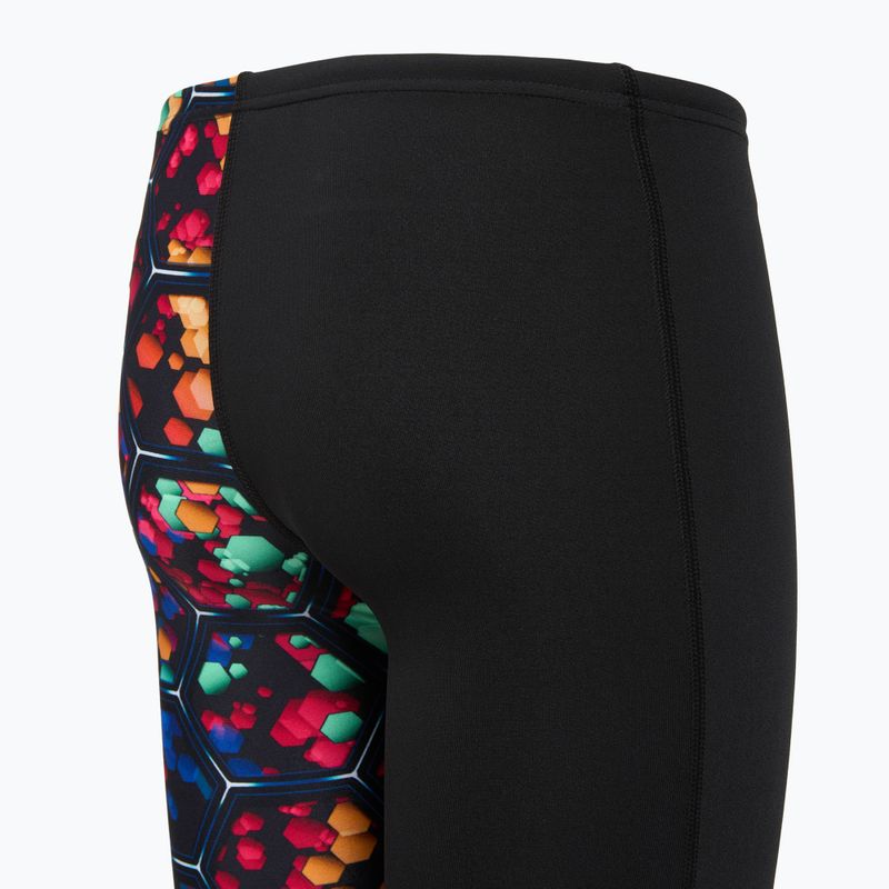 Jammery pływackie dziecięce Speedo Endurance+ High Waist Jammer black/blue 4
