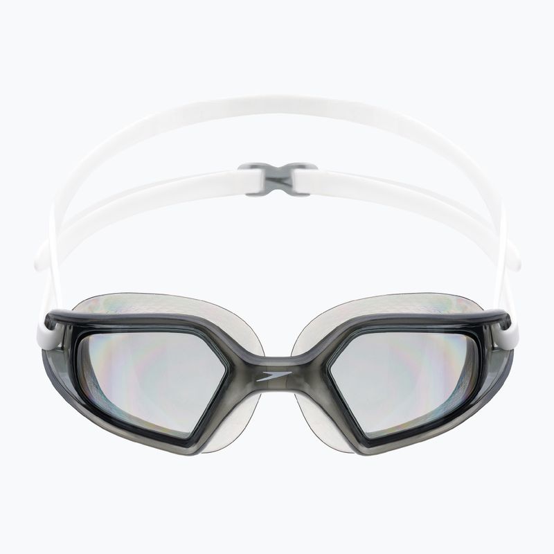 Okulary do pływania Speedo Hydropulse white/elephant/light smoke 2