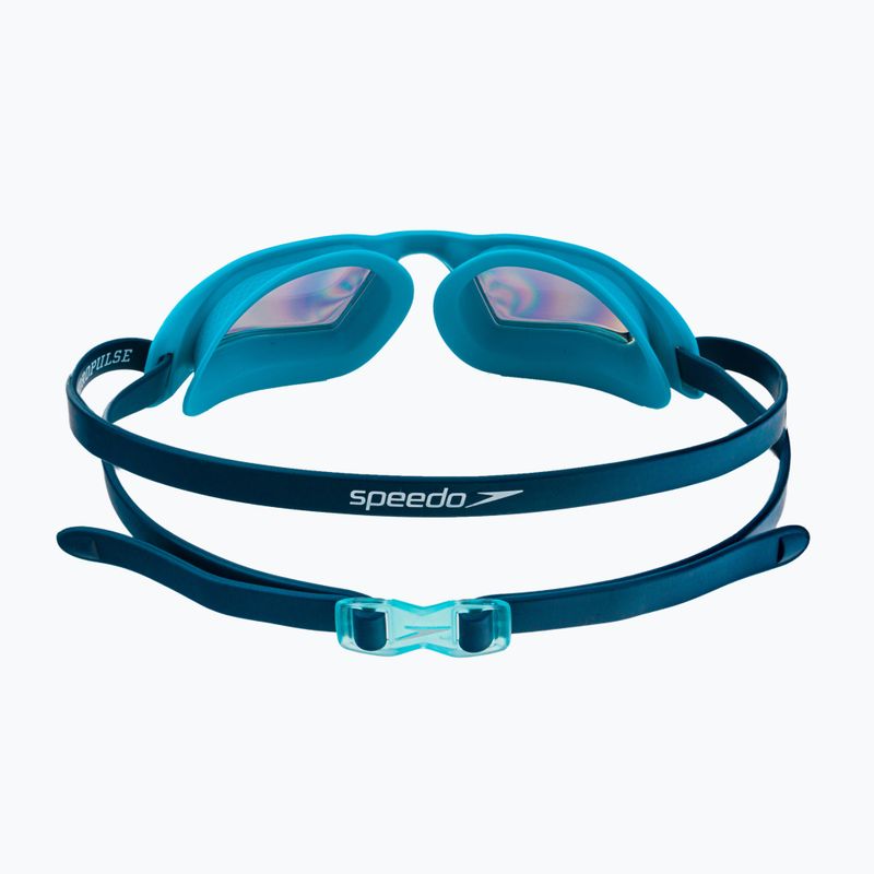 Okulary do pływania dziecięce Speedo Hydropulse Mirror navy/blue bay/yellow gold 5