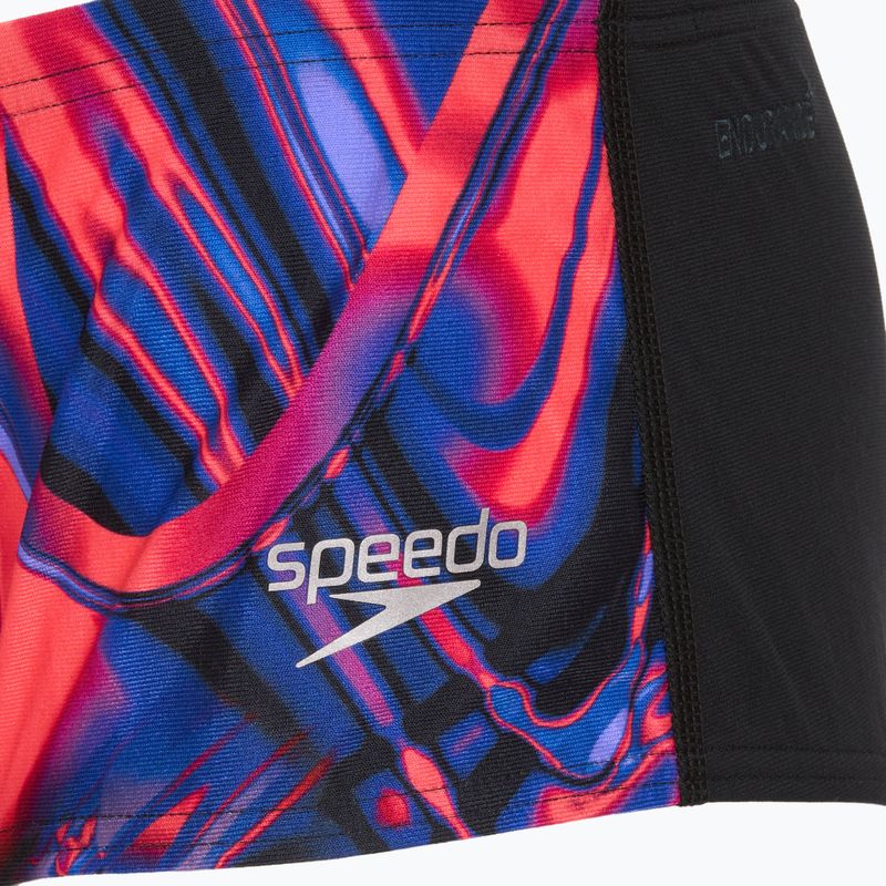 Slipy pływackie męskie Speedo Allover Digital 14 cm Brief black/red 3