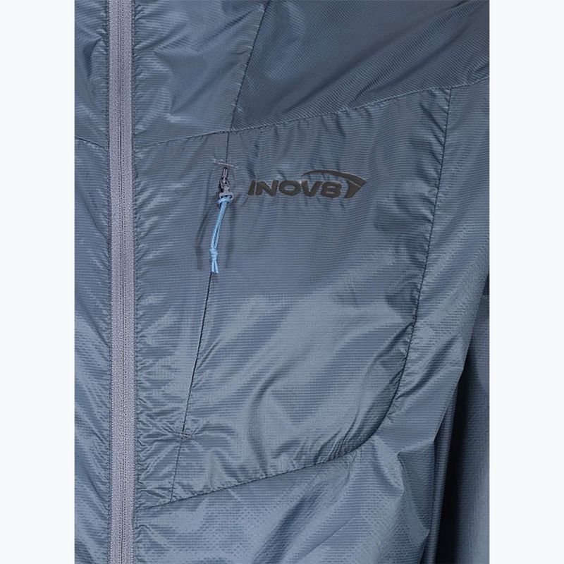 Kurtka do biegania męska Inov-8 Windshell Full Zip slate 6
