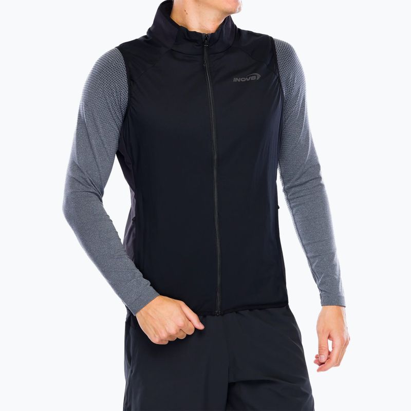 Bezrękawnik do biegania męski Inov-8 Performance Hybrid black 3