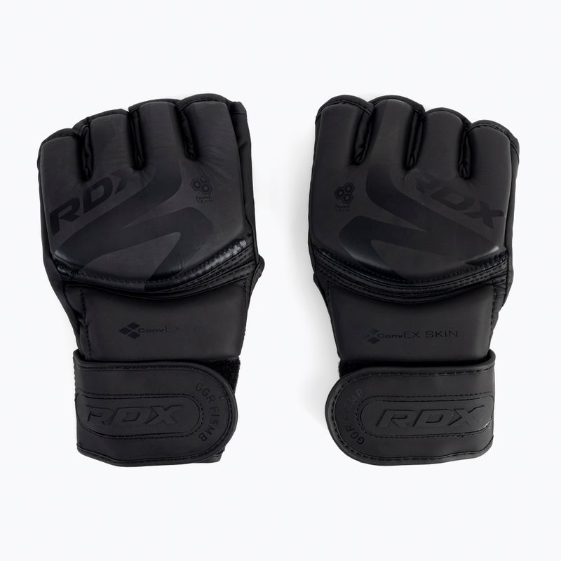 Rękawice grapplingowe RDX Grappling Glove F15 matte black 2