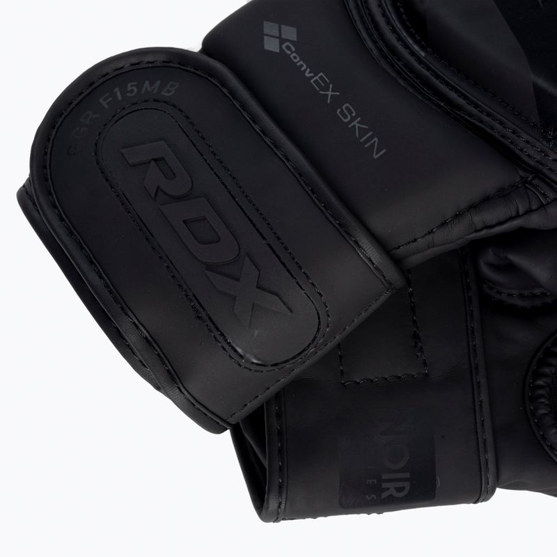 Rękawice grapplingowe RDX Grappling Glove F15 matte black 5