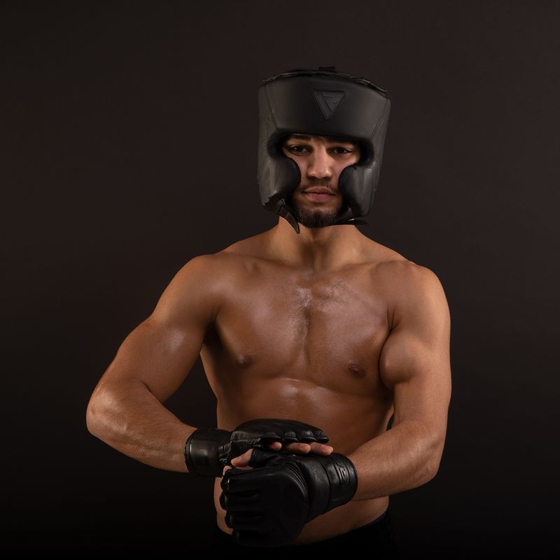 Rękawice grapplingowe RDX Grappling Glove F15 matte black 14