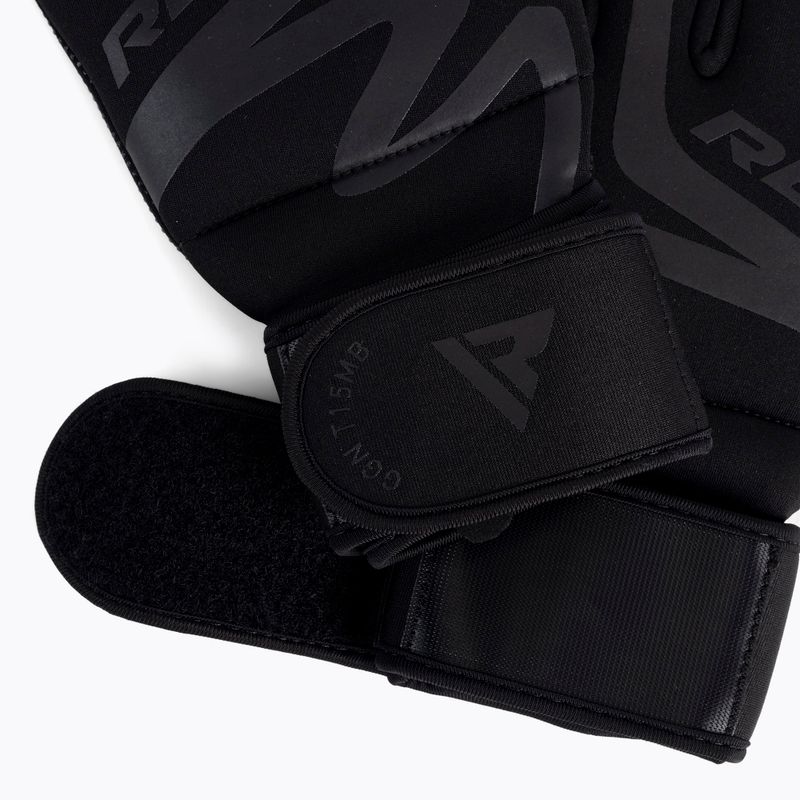 Rękawice grapplingowe RDX Grappling Glove Neoprene T15 matte black 4