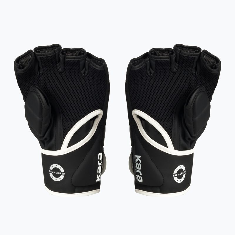 Rękawice grapplingowe RDX Grappling F6 matte white 3