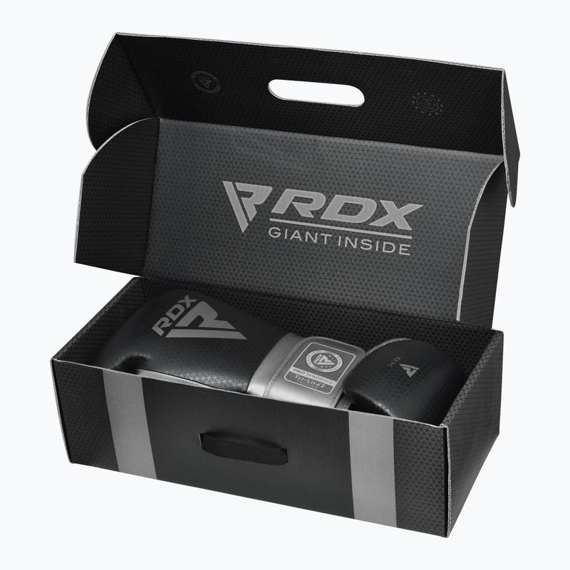 Rękawice bokserskie RDX L2 Mark Pro Sparring Boxing Hook & Loop silver 9