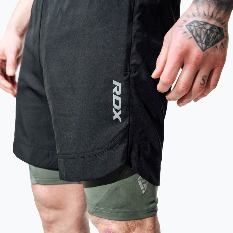 Spodenki treningowe RDX T16 black/grey 6