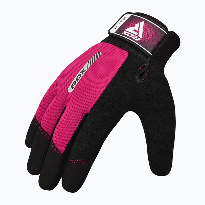 Rękawiczki treningowe RDX W1F Full Finger pink 9