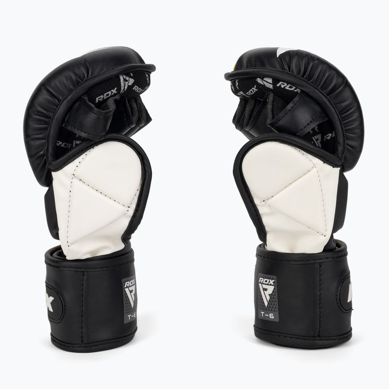 Rękawice grapplingowe RDX Grappling Glove REX T6 Plus yellow 4
