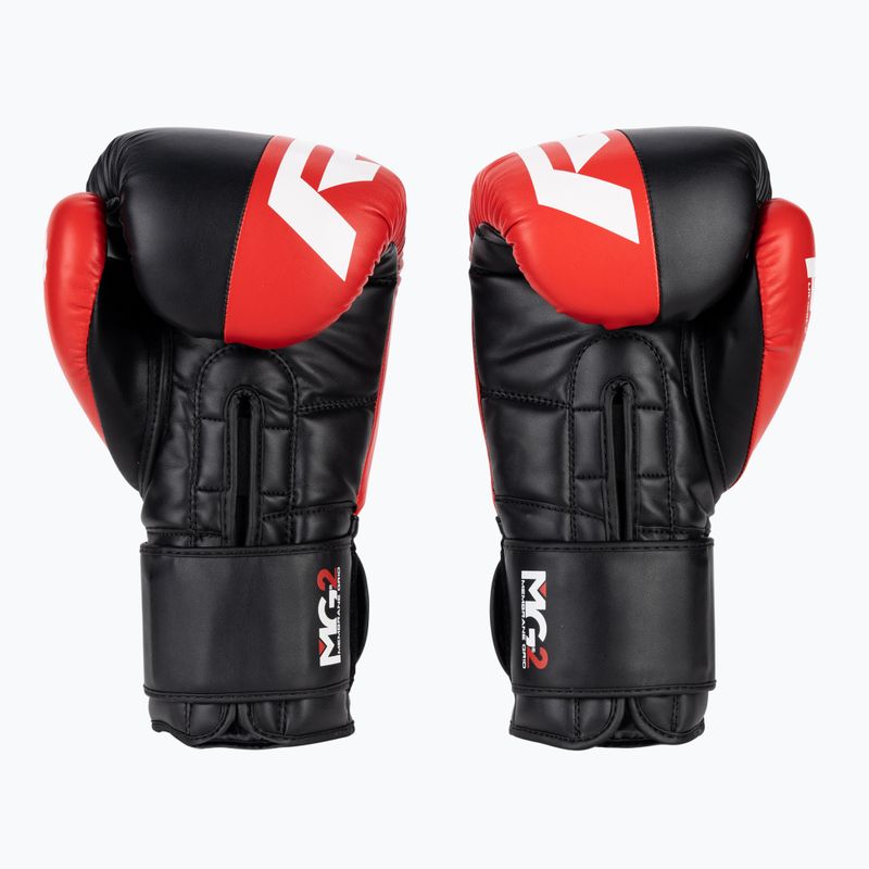 Rękawice bokserskie damskie RDX BGR-F4 red/black 3